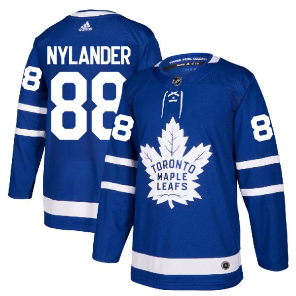 Custom Men Adidas Toronto Maple Leafs #88 Nylander  Blue Home Authentic Stitched NHL Jerseys->san francisco 49ers->NFL Jersey
